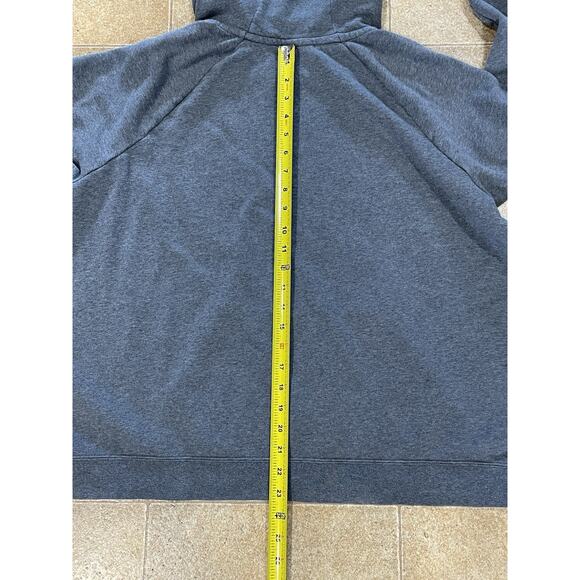 Nike Sportswear Essential Women’s XL Gray Funnel-Neck Fleece Pullover Hoodie - Picture 4 of 8